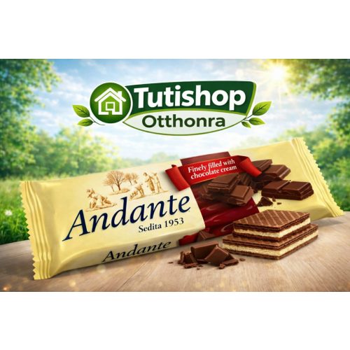 Andante Extra choco 130g Csokoládés krémmel töltött kakaós ostya
