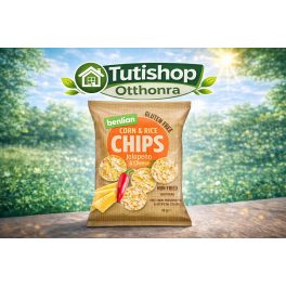Benlian kukorica és barnarizs chips 50g Jalapeno-sajt