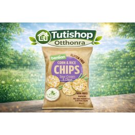 Benlian kukorica és barnarizs chips 50g Tejföl-snidling