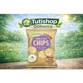 Benlian kukorica és barnarizs chips 50g Tejföl-snidling