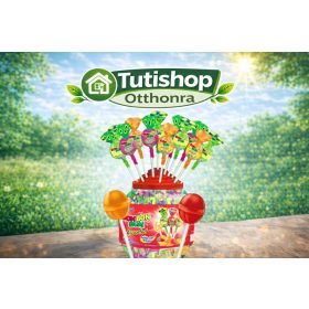   Bon bon bum Assorted surtido 17g Rágógumival töltött gyümölcs ízű nyalóka