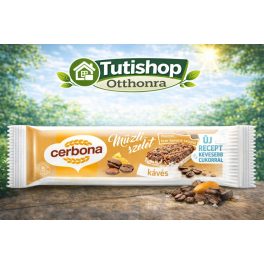 Cerbona müzliszelet 20g Kávés, fehér bevonó talppal