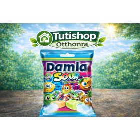   Damla Sour 90g Savanyú ízű porral töltött, vegyes gyümölcs ízű puhakaramella