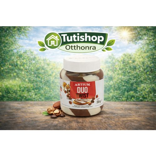 Globetti Duo twist 350g Kakaós-mogyorós és tej ízű kenhető krém