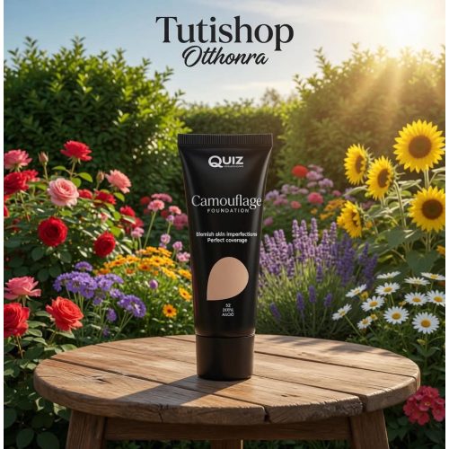 Quiz Camouflage foundation- alapozó 30ml - 02 Pure Beige