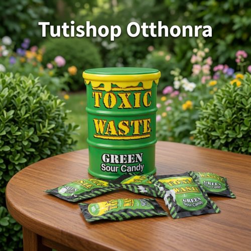 Toxic Waste Green Drum Sour Candies 42g Zöld Dobozos Savanyú Cukorkák