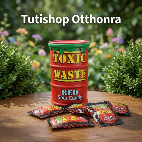 Toxic Waste Red Drum Sour Candies 42g Piros Dobozos Savanyú Cukorkák