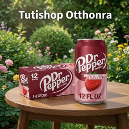   Dr. Pepper Strawberries And Cream 355ml-12pcs Eperkrém Ízű Üdítő 355ml-12 db