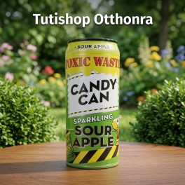   Candy Can Toxic Waste Sour Apple Energy Drink 330ml Savanyú Alma Ízű Szénsavas Cukorkás Energiaital