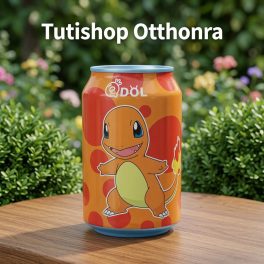   QDol Pokémon Charmander Lychee Sparkling Water 330ml CHN Pokémon Charmander Licsi Ízű Szénsavas Víz