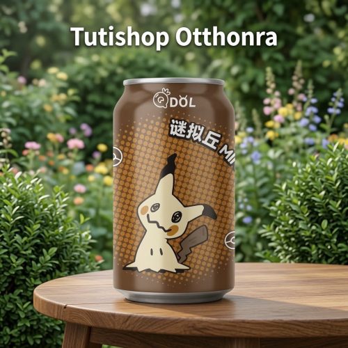 QDol Pokemon Kahlua Sparkling Water 330ml CHN Pokémon Squirtle Kóla Ízű Szénsavas Víz