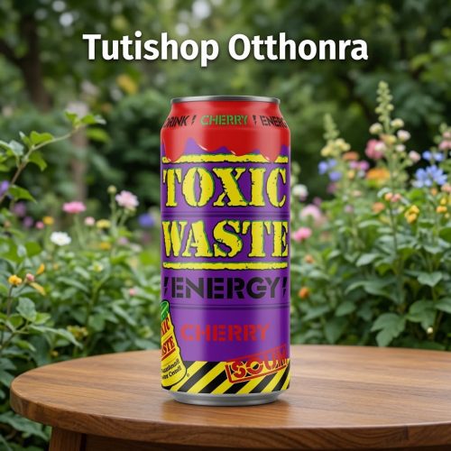 Toxic Waste Energy Drink Sour Cherry 500ml Savanyú Meggy Ízű Energiaital