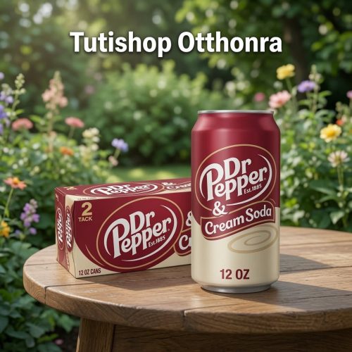 Dr. Pepper Cream Soda 355ml-12pcs Krémszóda Ízű Üdítőital 355ml – 12db Csomag