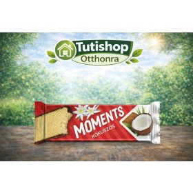Moments szélein mártott ostya 45g Kókuszos