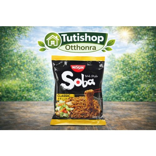 Nissin Soba instant tészta búzalisztből 109g Classic Yakisoba ízesítő szósszal