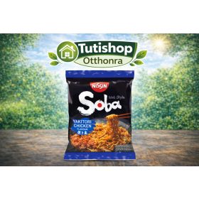   Nissin Soba instant tészta búzalisztből 110g Yakitori csirke ízű szósszal