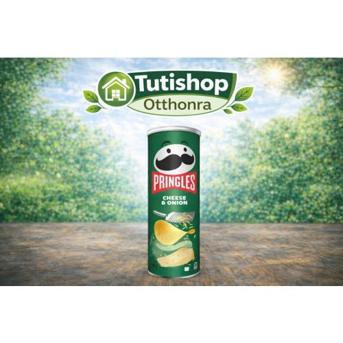 Pringles Cheese & onion 165g Sajtos-hagymás ízesítésű sós snack