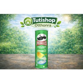   Pringles Sour cream & onion 165g Hagymás-tejfölös ízesítésű sós snack