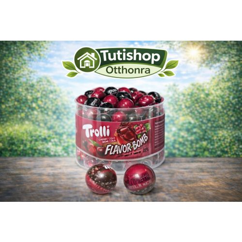 Trolli töltött gumicukor golyó 18,8g cherry-cola