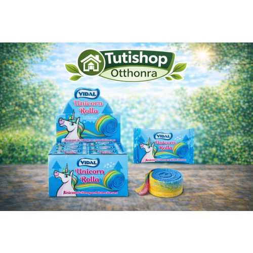 Vidal roller gumicukor 19g Unikornis, vegyes gyümölcs ízű