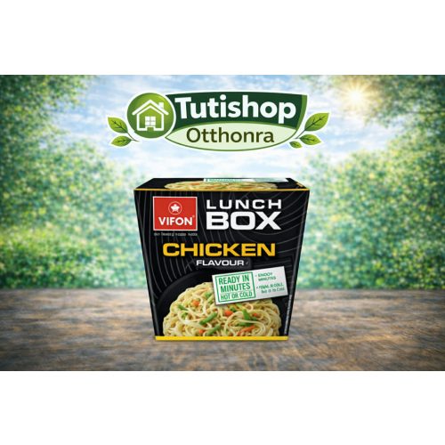 Vifon Lunch Box 85g Csirkehús ízesítésű instant rizstészta étel dobozban, enyhe fűszerezésű
