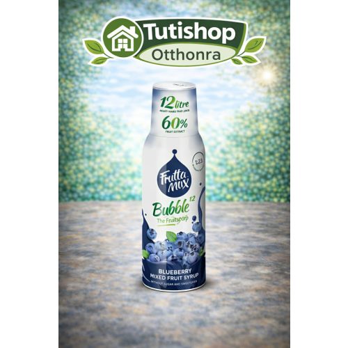 Frutta Max Bubble12 gyümölcsszörp 500ml Áfonya +DRS