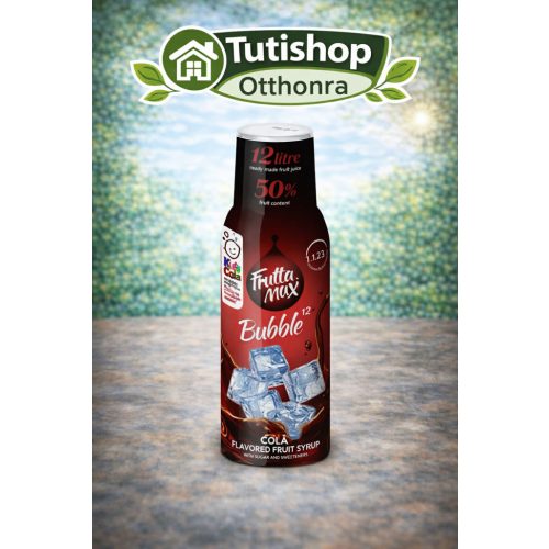Frutta Max Bubble12 gyümölcsszörp 500ml Cola +DRS