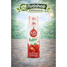Frutta Max Bubble12 gyümölcsszörp 500ml Eper +DRS