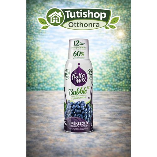 Frutta Max Bubble12 gyümölcsszörp 500ml Kékszőlő +DRS