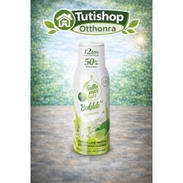   Frutta Max Bubble12 gyümölcsszörp 500ml Light Bodza-Lime-Menta (8db/krt)DRS
