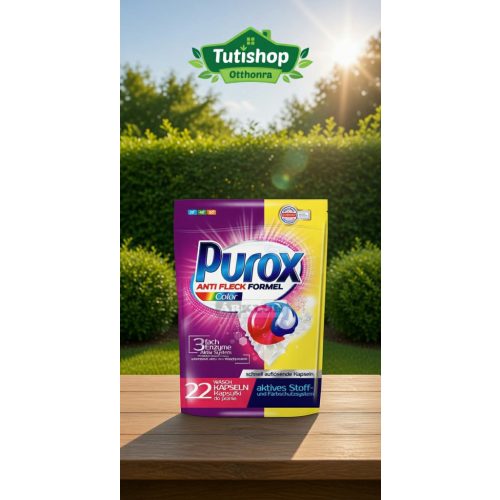 Purox Duo Caps mosógél kapszula 22db Color