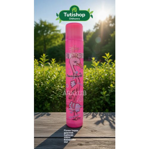 Floren happy gyerek tusfürdő 400ml Babapúder illat