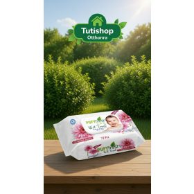 Pufy baby törlőkendő 72db Gerbera műanyag kupakos