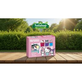   Hello Kitty körömlakk szett (3db körömlakk, 1db körömmatrica csomag)