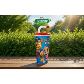 Mancs őrjárat szívószálas pohár csokis keksszel 10gr