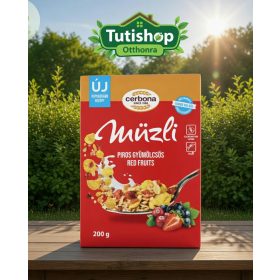 Cerbona müzli piros gyümölcsös 200g
