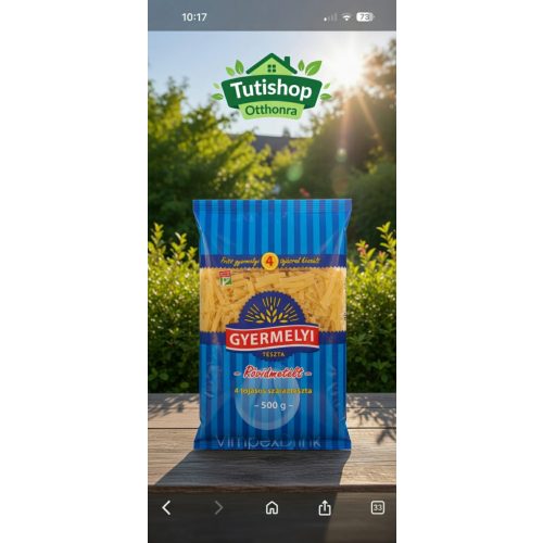 Gyermelyi rövidmetélt 4tojásos 500g
