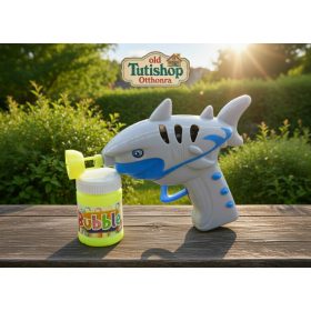 Buborékfújó pisztoly szett The Cápa zacskóban