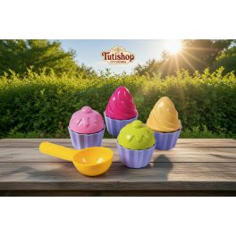 Muffin homokozó játékszett zacskóban