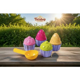 Muffin homokozó játékszett zacskóban