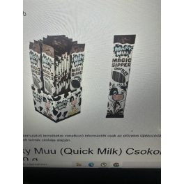 Milky Muu Szívószál 30G Csokoládé Ízű