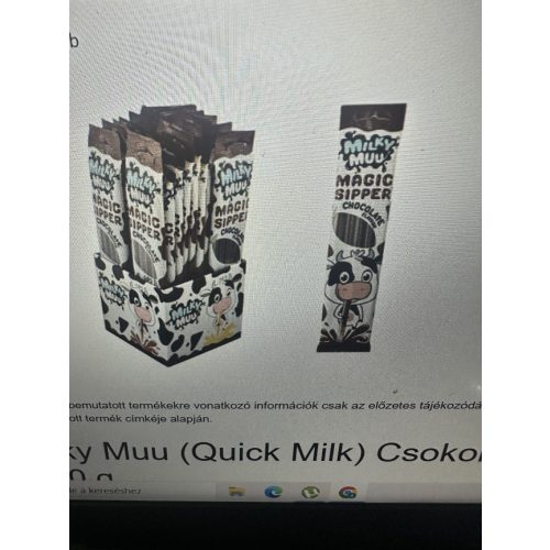 Milky Muu Szívószál 30G Csokoládé Ízű