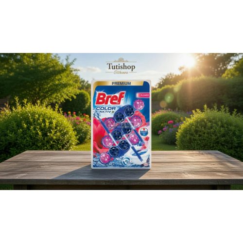 Bref color aktiv 3x50g Flower wc frissítő blokk