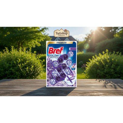 Bref Color Aktív 3x50g Lavender wc frissítő blokk