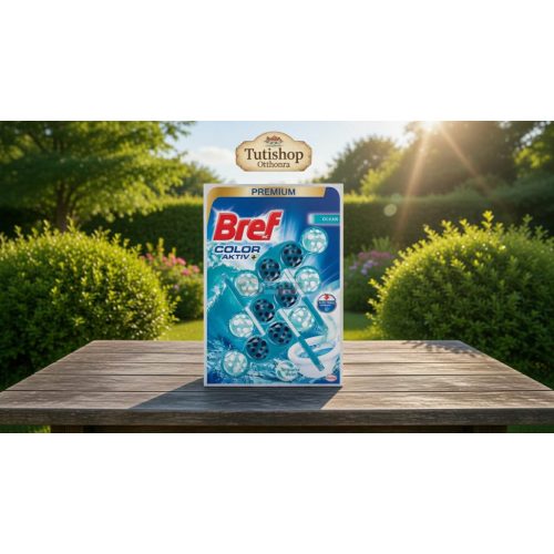 Bref color aktív 3x50g Turquoise water ocean wc frissítő blokk