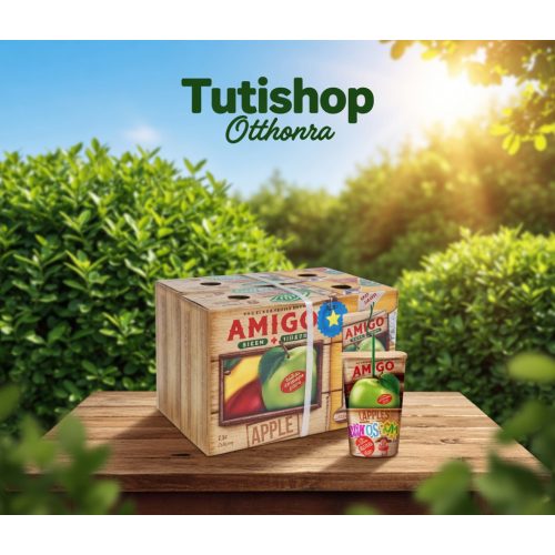 Amigó 200ML Szívószálas Alma 