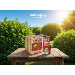 Amigó 200ML Szívószálas Eper