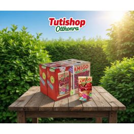 Amigó 200ML Szívószálas Meggy