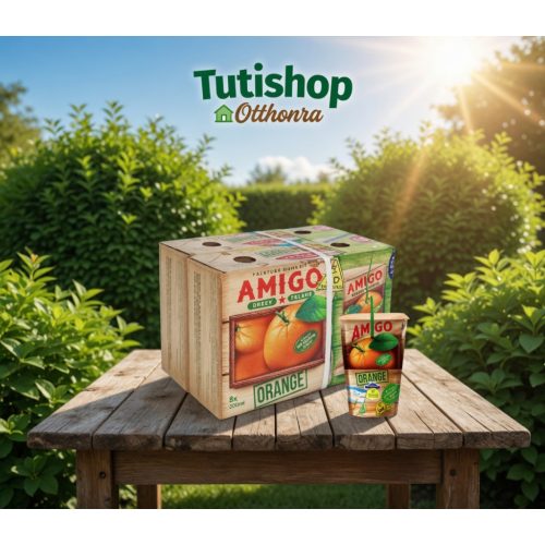 Amigó 200ML Szívószálas Narancs