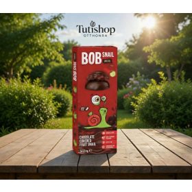 Bob-Snail Gyümölcs snack étcsokoládéban alma-meggy 30g